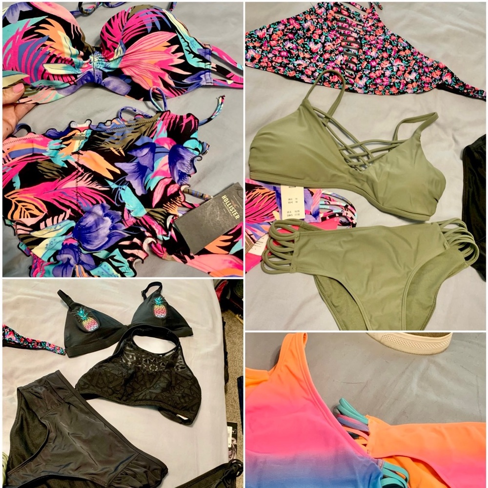 Hollister 12 Assorted Swimsuit Bundle